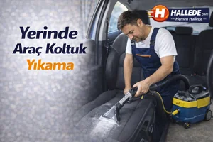 Yerinde Araç Koltuk Yıkama