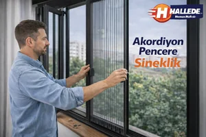 Akordiyon Pencere Sineklik